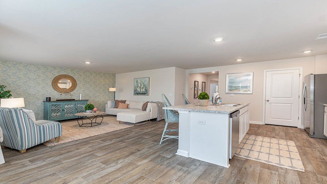 Furnished interior view inside a new home in Cottonwood Place, Tabor City (Image 18). Furnished interior view inside a new home in Cottonwood Place, Tabor City (Image 18).