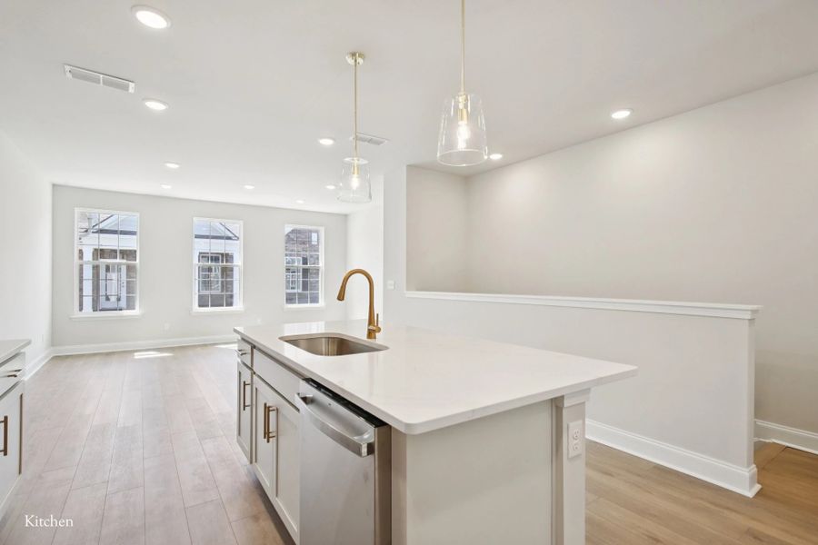 Furnished interior view inside a new home in Promenade at Clari Park, Murfreesboro (Image 9).