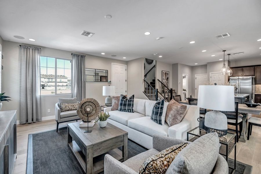 Furnished interior view inside a new home in Ironwood Villages at North Creek, Queen Creek (Image 17).