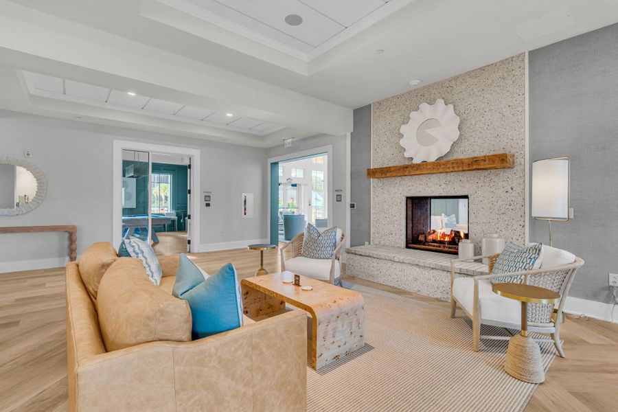 Furnished interior view inside a new home in Horizons at Summers Corner | 55+, Summerville (Image 7).