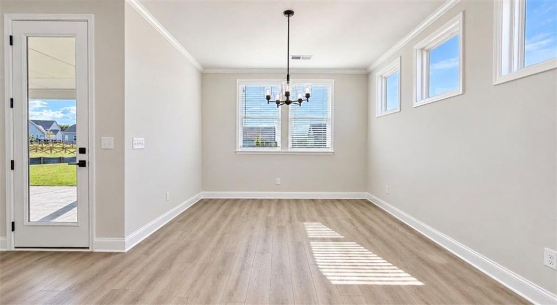 Spacious, unfurnished interior of a new home in Wehunt Meadows, Hoschton (Image 14).