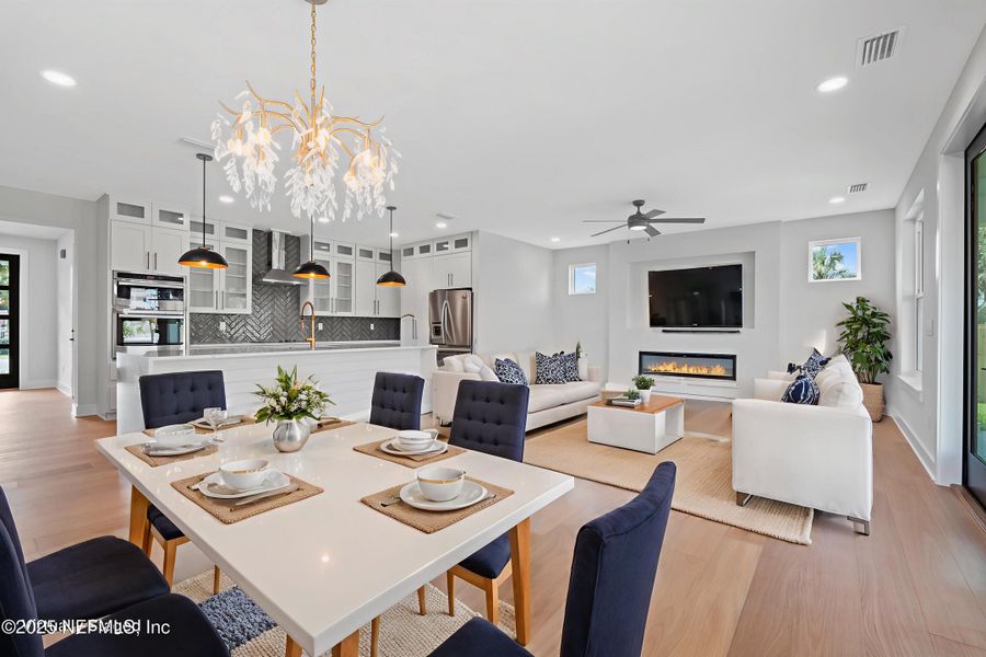 Furnished interior view inside a new home in , St. Augustine (Image 12). Furnished interior view inside a new home in , St. Augustine (Image 12).