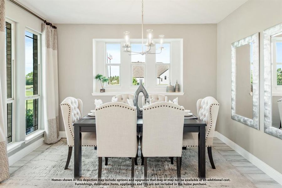 Furnished interior view inside a new home in Hunters Ridge, Crowley (Image 9).