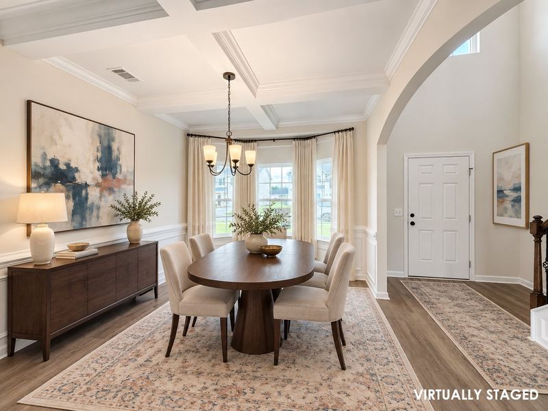 Furnished interior view inside a new home in Tranquil South, Hinesville (Image 7).