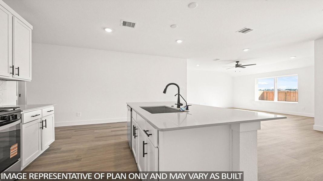Furnished interior view inside a new home in Newport Pointe, Crosby (Image 6).