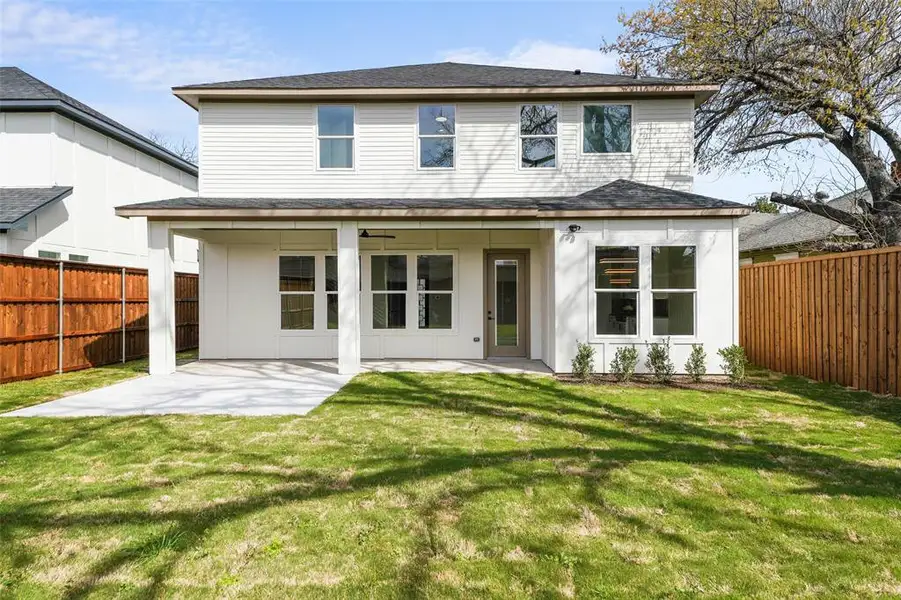 Exterior details and patio area of a home in , Dallas (Image 3). Exterior details and patio area of a home in , Dallas (Image 3).
