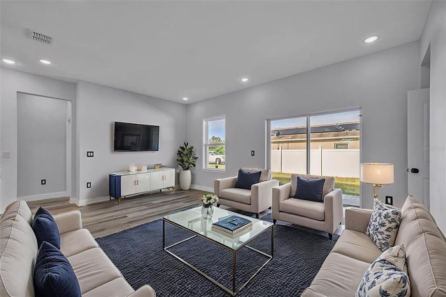Furnished interior view inside a new home in , Poinciana (Image 17). Furnished interior view inside a new home in , Poinciana (Image 17).