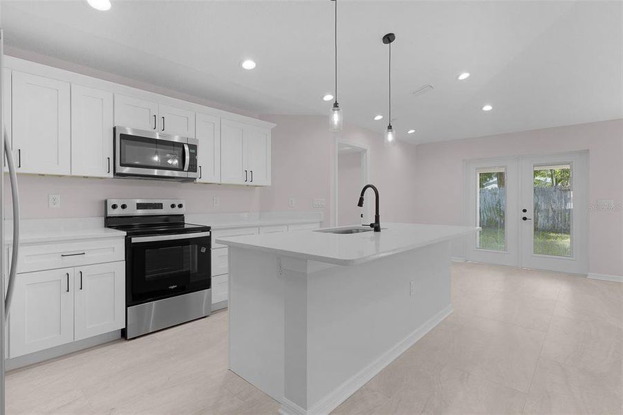 Furnished interior view inside a new home in , Wildwood (Image 10).