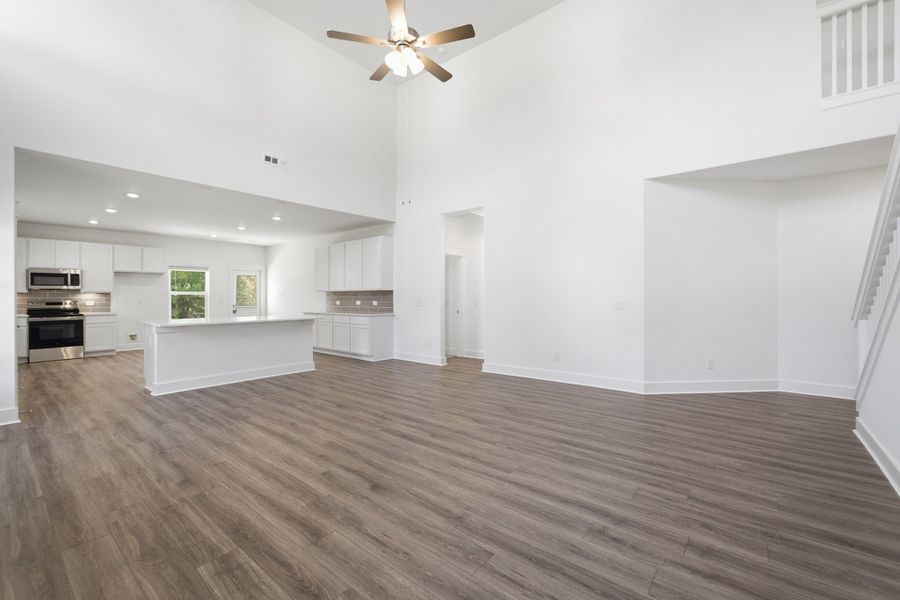 Spacious, unfurnished interior of a new home in Brush Creek, Fairview (Image 54). Spacious, unfurnished interior of a new home in Brush Creek, Fairview (Image 54).
