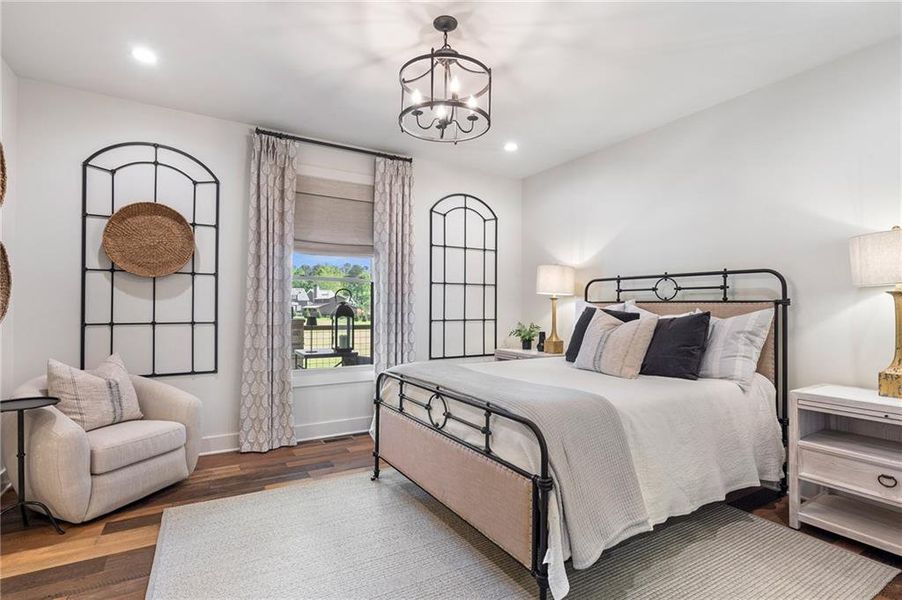 Furnished interior view inside a new home in , Canton (Image 50).