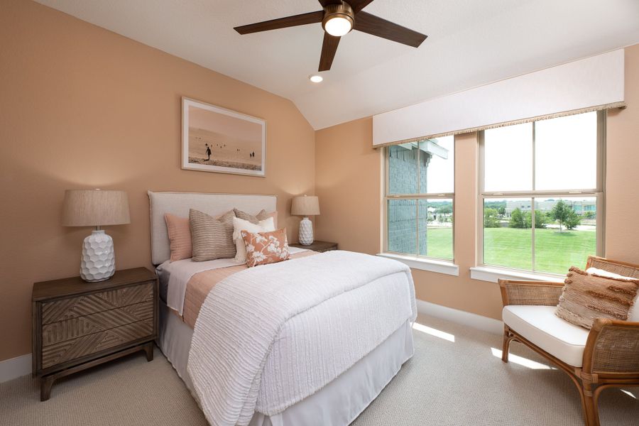 Representative furnished interior of a home built from the Logan by Tri Pointe Homes in Bridgewater, Midlothian (Image 13).
