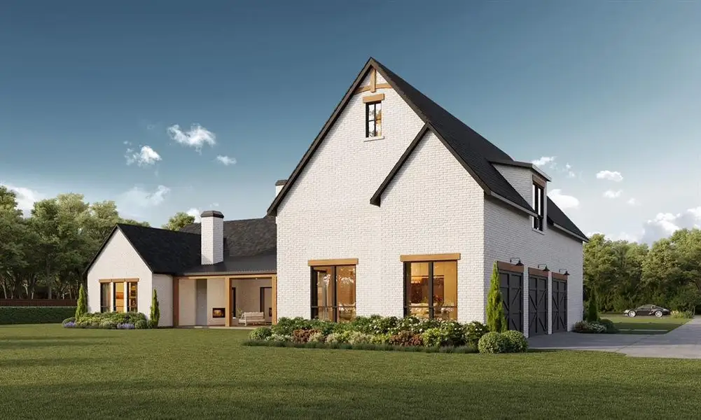 Front exterior of a new home in , Weatherford, TX, highlighting curb appeal (Image 4).