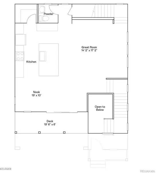 2D floor plan layout of this home in Parterre, Thornton, CO (Image 3).