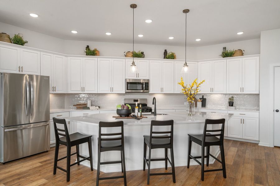Furnished interior view inside a new home in Oakwood Estates, Waller (Image 5).