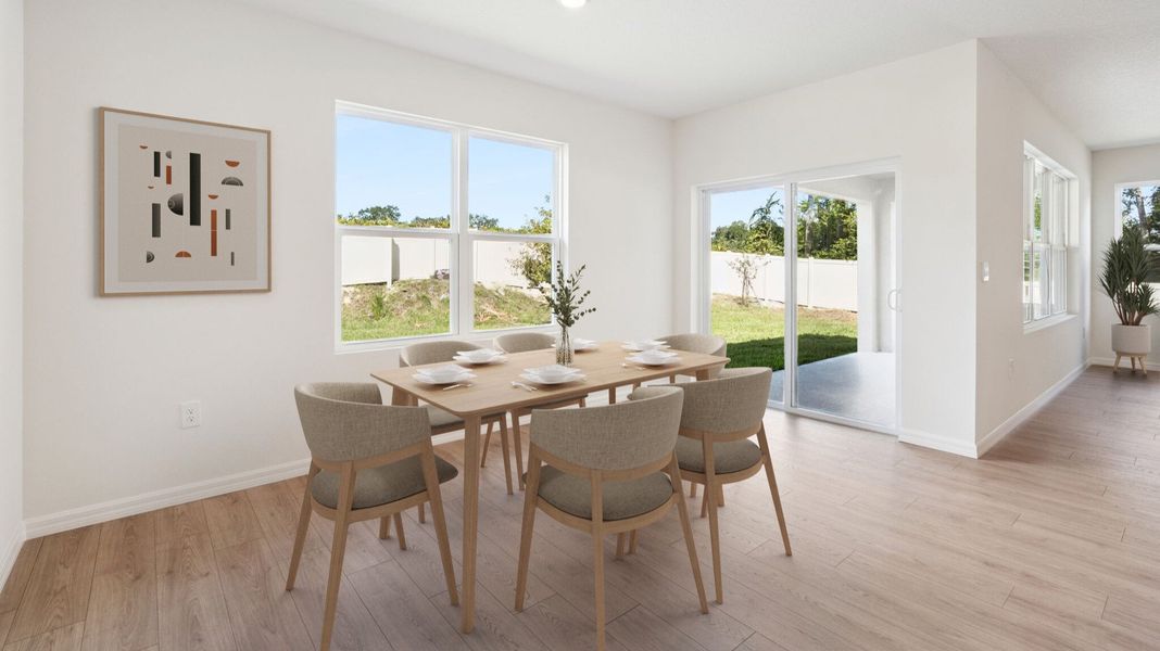 Furnished interior view inside a new home in Wexford Cove, Ormond Beach (Image 5).