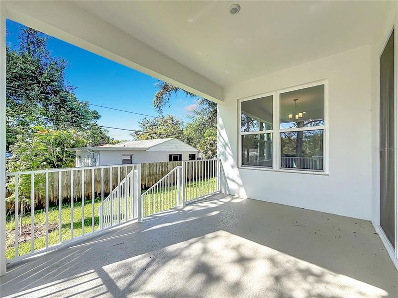 Exterior details and patio area of a home in , Tampa (Image 25). Exterior details and patio area of a home in , Tampa (Image 25).