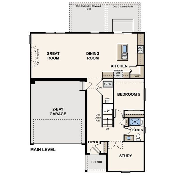 2D floor plan layout for the Marion (39208) by Century Communities in Sweetgrass, Dacono, CO (Image 3). 2D floor plan layout for the Marion (39208) by Century Communities in Sweetgrass, Dacono, CO (Image 3).
