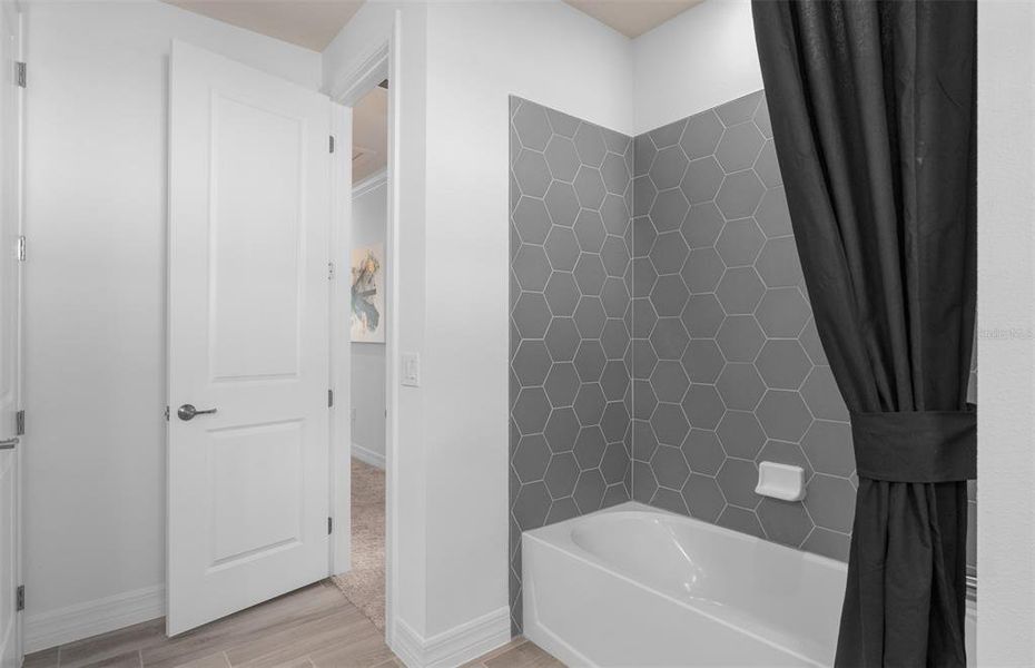 Furnished interior view inside a new home in Parkview Reserve, Orlando (Image 27). Furnished interior view inside a new home in Parkview Reserve, Orlando (Image 27).