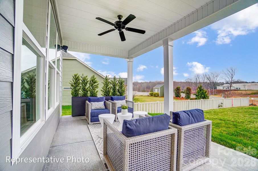 Exterior details and patio area of a home in Robinson Oaks, Gastonia (Image 3). Exterior details and patio area of a home in Robinson Oaks, Gastonia (Image 3).