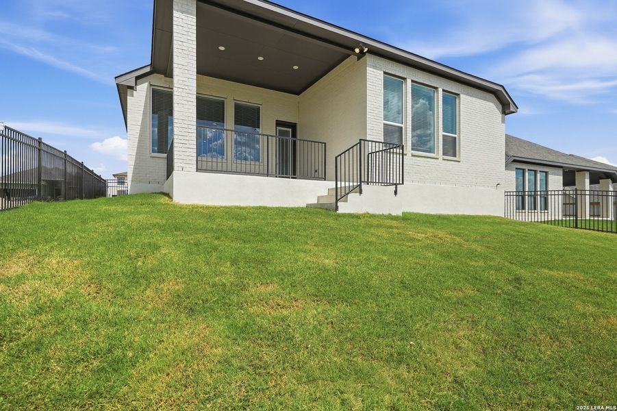 Exterior details and patio area of a home in Esperanza 50's, Boerne (Image 3).