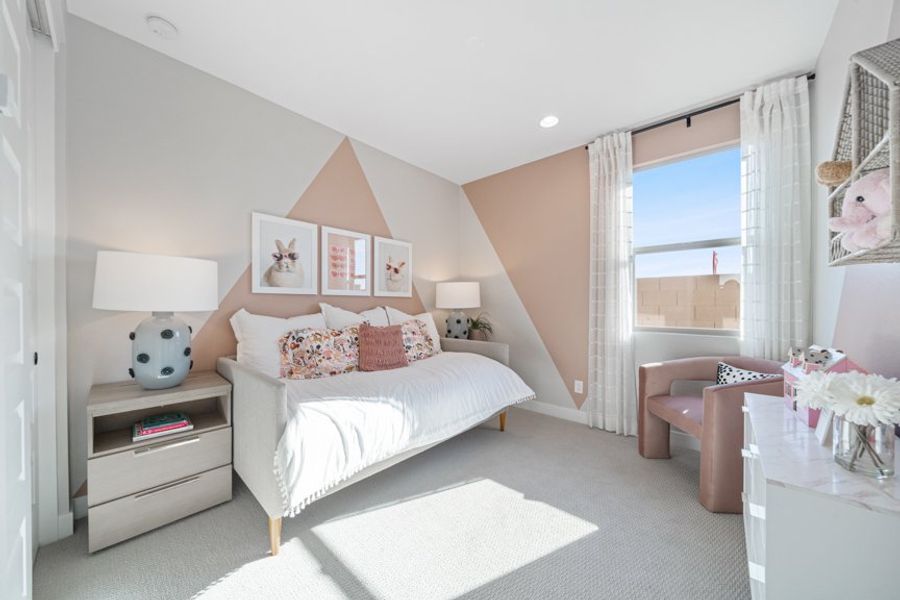 Furnished interior view inside a new home in Estrella, Goodyear (Image 12).