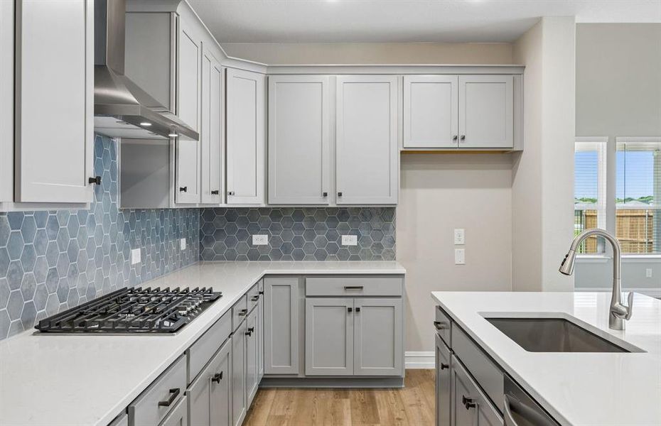Abundant cabinet space in kitchen Abundant cabinet space in kitchen