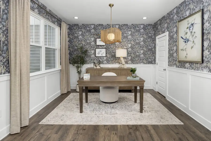 Representative furnished interior of a home built from the Clearwater by Mattamy Homes in Madison Park, Lillington (Image 7).