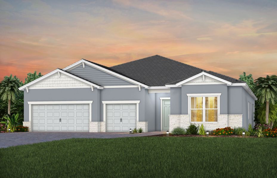 Exterior C2 with optional stone detailing