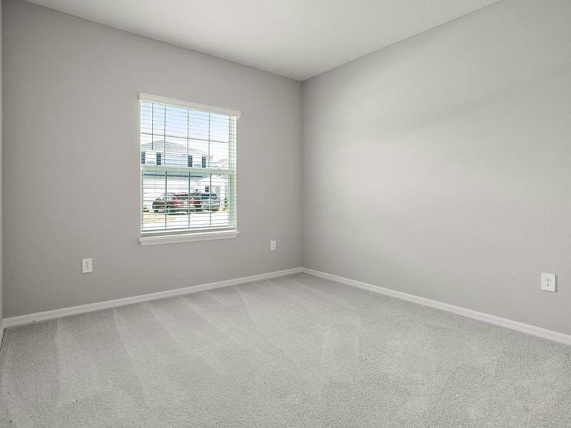 3 large secondary bedrooms provide space for everyone in your household.