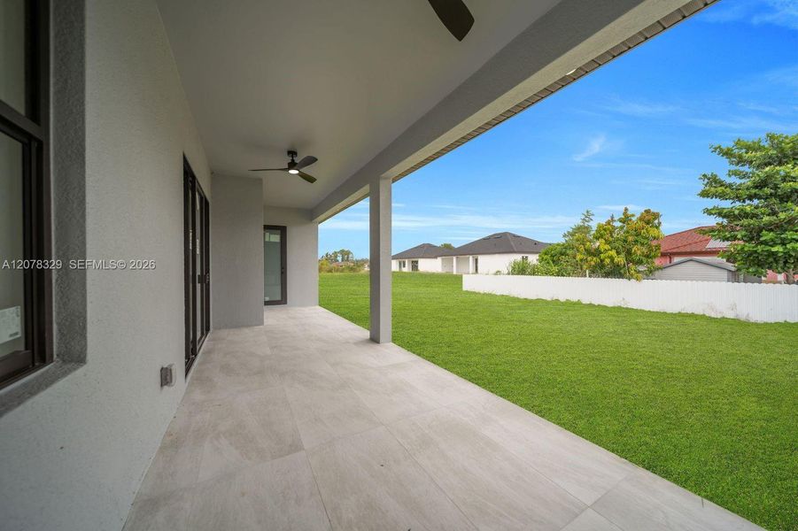 Exterior details and patio area of a home in , Lehigh Acres (Image 4). Exterior details and patio area of a home in , Lehigh Acres (Image 4).