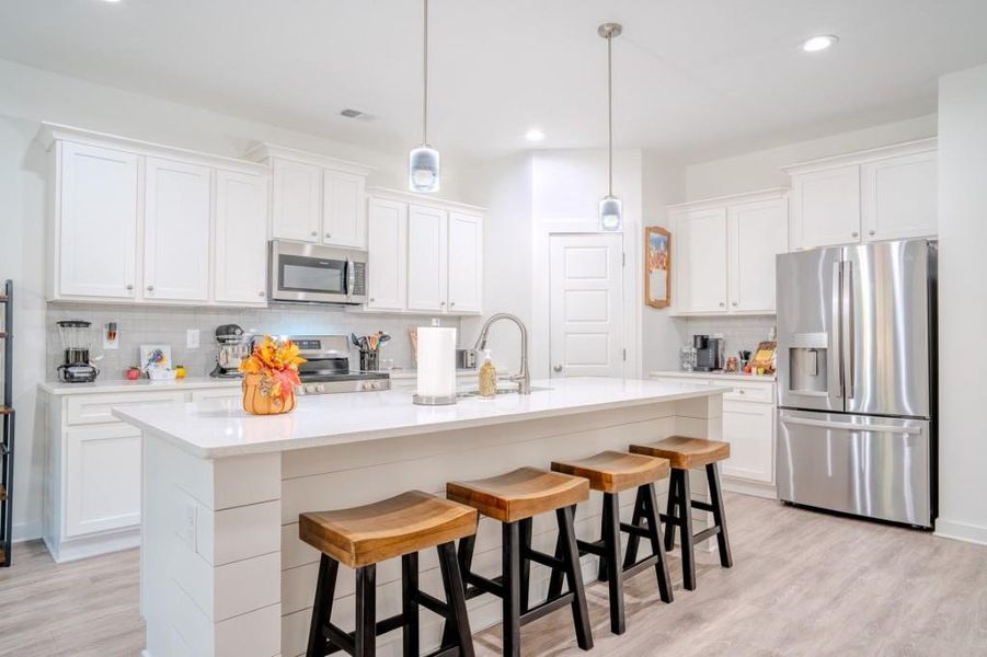 Furnished interior view inside a new home in Crossing Creeks, Monroe (Image 6).