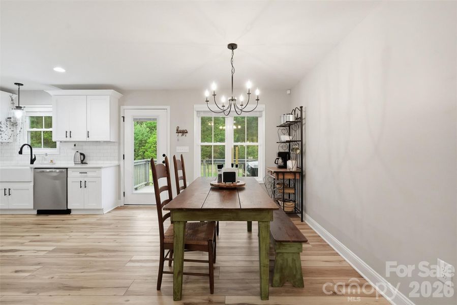 Furnished interior view inside a new home in , Crouse (Image 36).