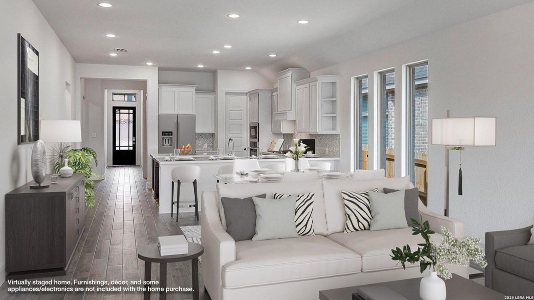 Furnished interior view inside a new home in Arcadia Ridge, San Antonio (Image 9).