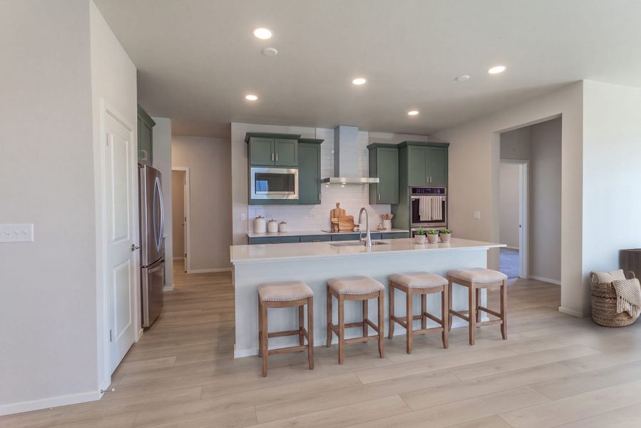 Furnished interior view inside a new home in Prairie Song, Windsor (Image 8).
