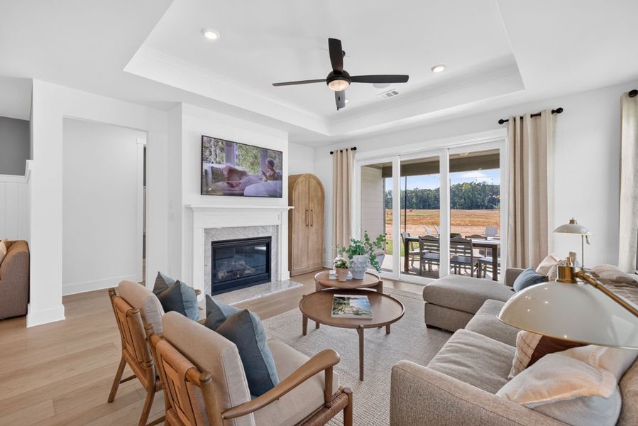 Representative furnished interior of a home built from the Mainstay by Pulte Homes in Everhour, Newnan (Image 18).