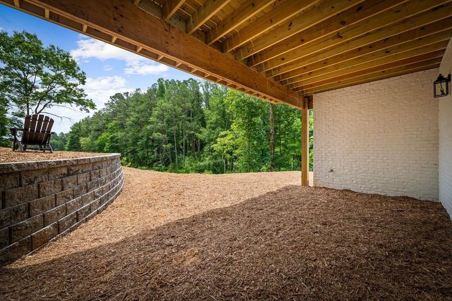Exterior details and patio area of a home in , Ellijay (Image 45). Exterior details and patio area of a home in , Ellijay (Image 45).