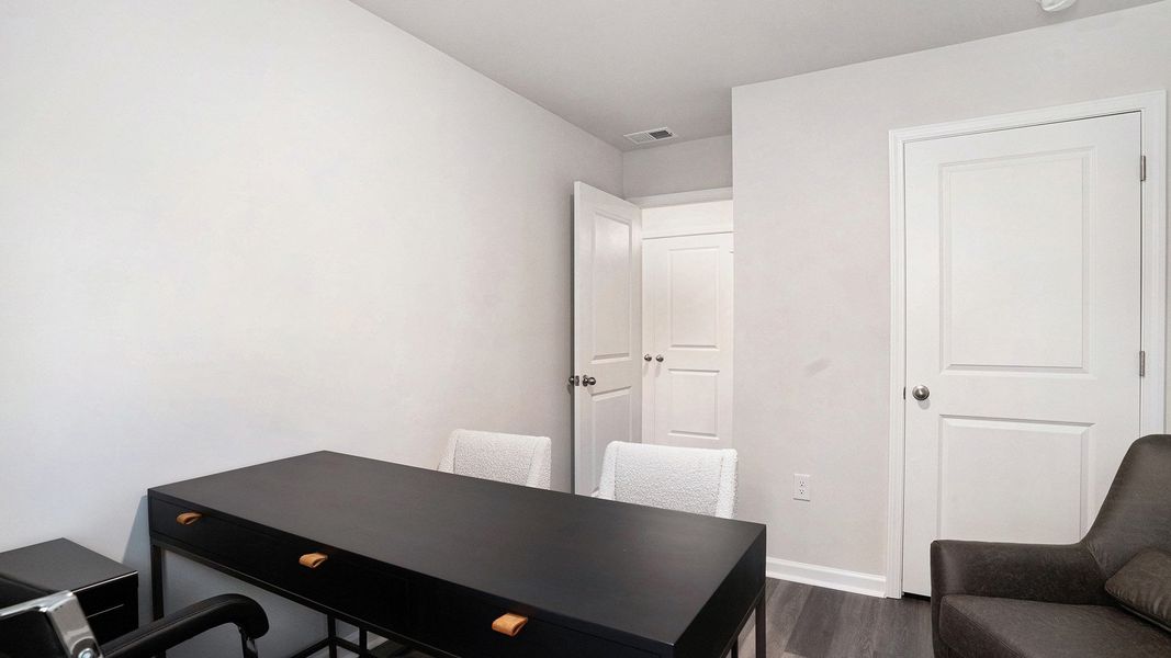 Representative furnished interior of a home built from the PEARSON TH by D.R. Horton in The Townes at Amber Bluff, Conway (Image 17).