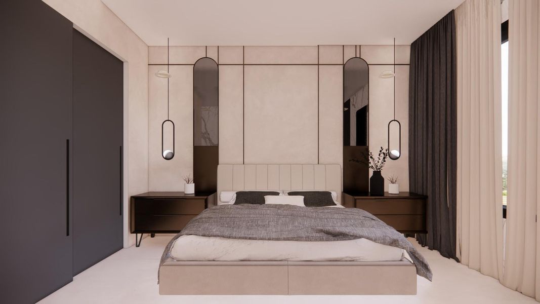 Furnished interior view inside a new home in , Boca Raton (Image 17). Furnished interior view inside a new home in , Boca Raton (Image 17).