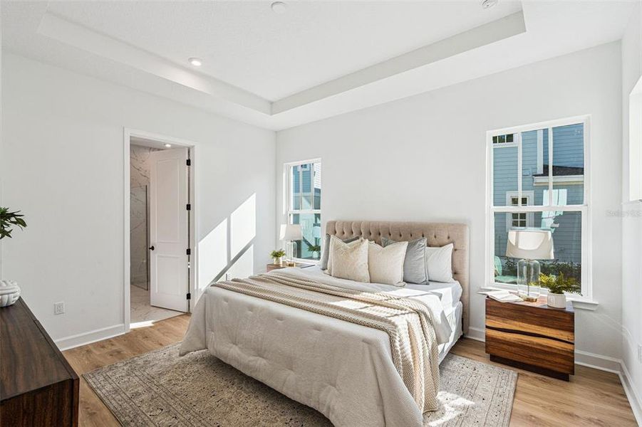 Furnished interior view inside a new home in Celebration - Island Village, Celebration (Image 9).