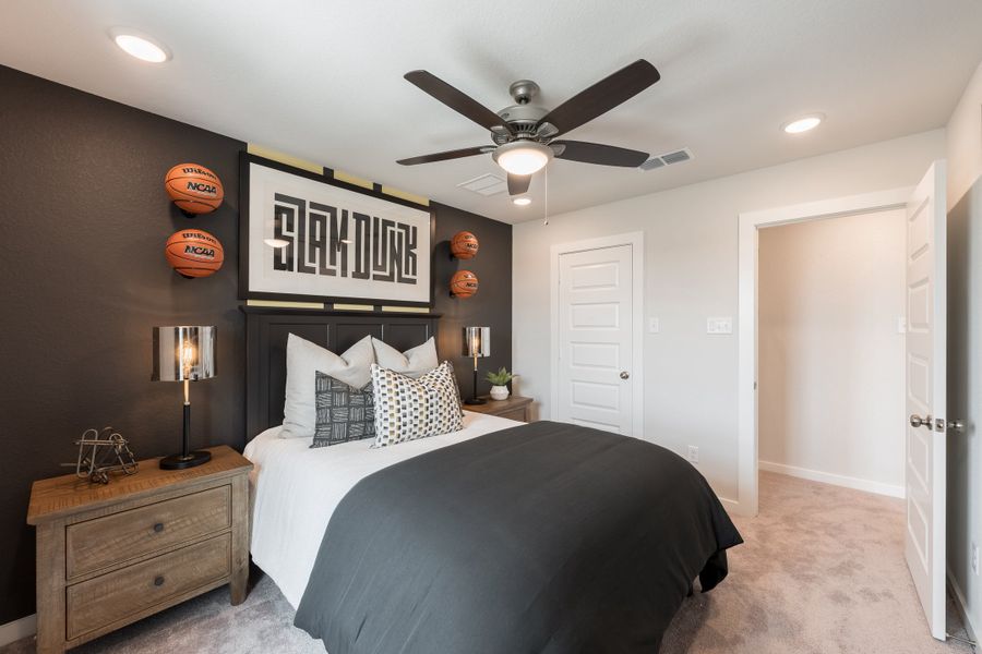 Furnished interior view inside a new home in Mason Woods, Cypress (Image 27).