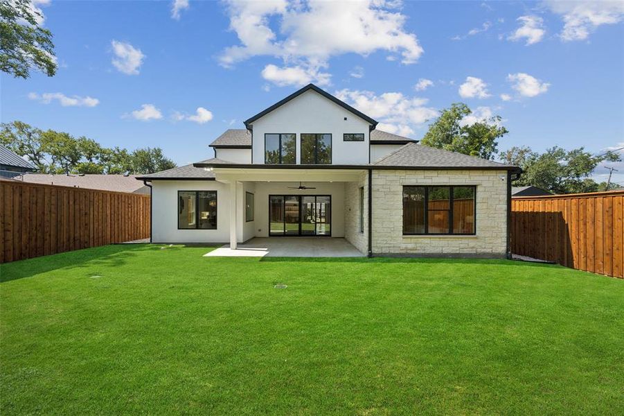 Front exterior of a new home in , Dallas, TX, highlighting curb appeal (Image 24).