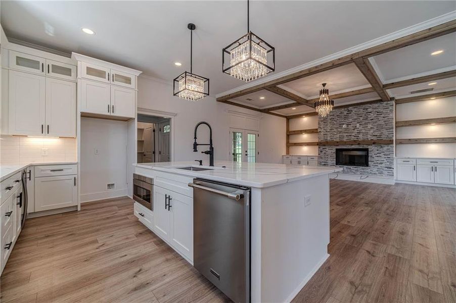Furnished interior view inside a new home in , Dacula (Image 13).