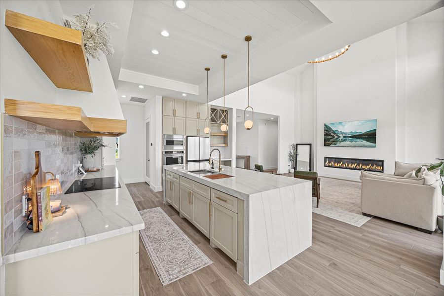 Furnished interior view inside a new home in , Baytown (Image 24).