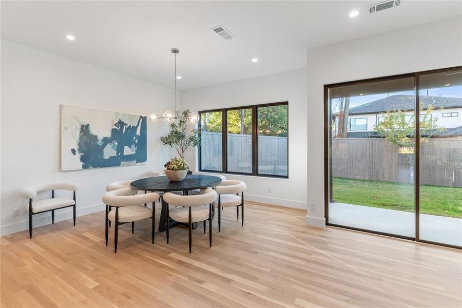 Furnished interior view inside a new home in , Dallas (Image 37).