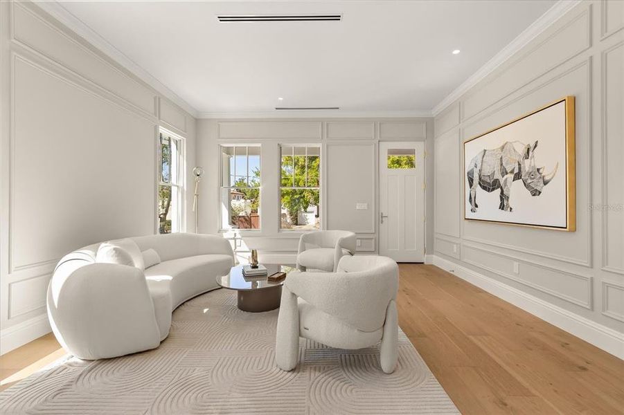 Furnished interior view inside a new home in , Orlando (Image 26).