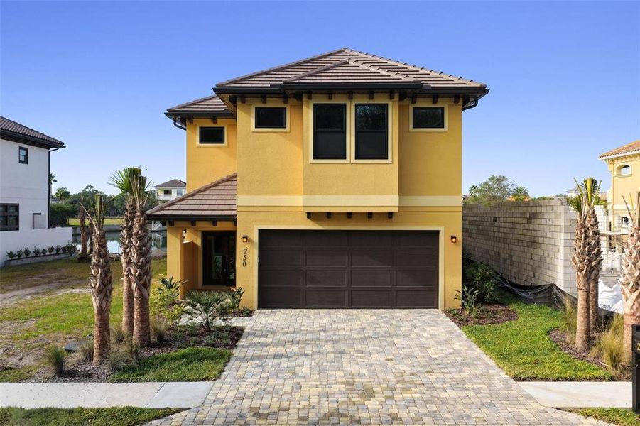 Front exterior of a new home in , Palm Coast, FL, highlighting curb appeal (Image 28).