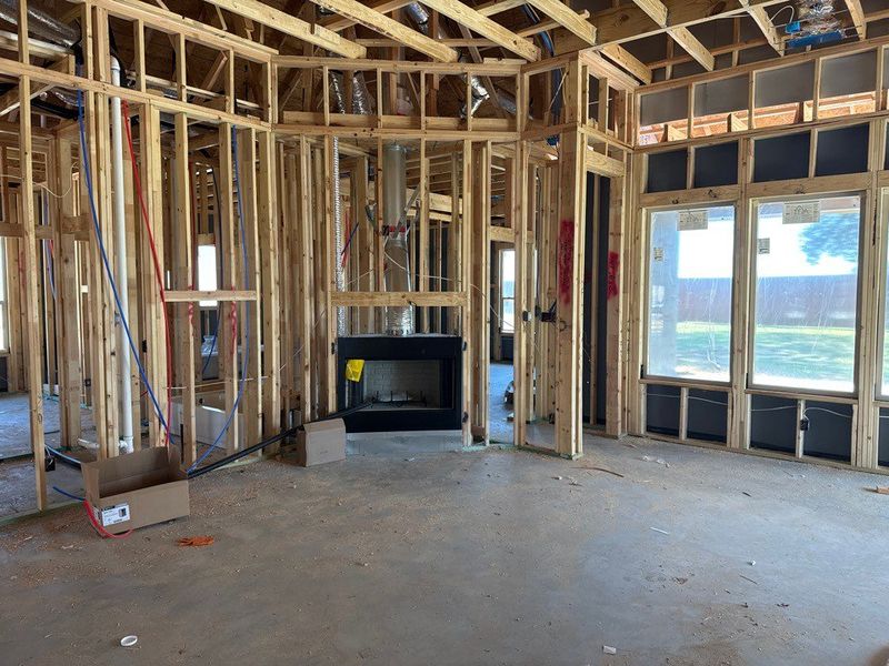 In-progress construction of a new home in Covenant Springs, Springtown, TX (Image 5).