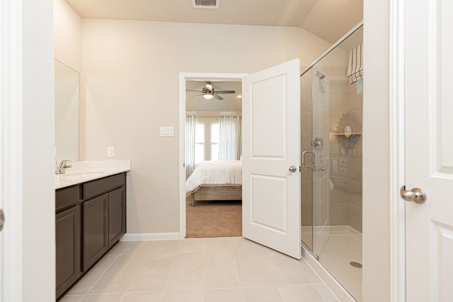 Furnished interior view inside a new home in Montgomery Ridge, Montgomery (Image 12).