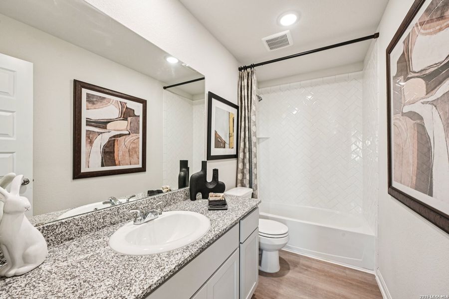 Furnished interior view inside a new home in Red Hawk Landing, San Antonio (Image 5).