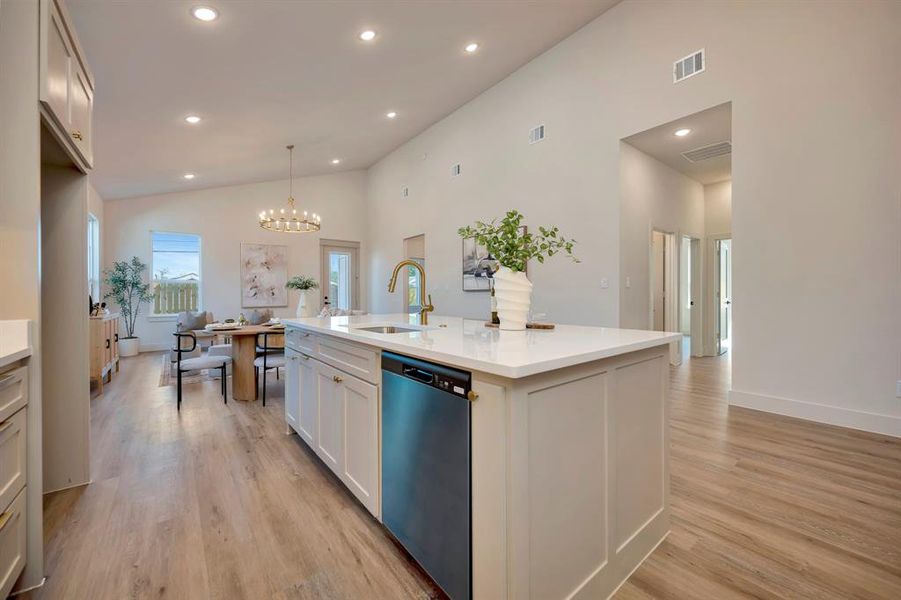 Furnished interior view inside a new home in , Fort Worth (Image 15).